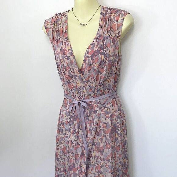 Reformation Dress “ Haven Floral “ Carole Print Maxi Wrap Tie Waist NWOT… - Picture 5 of 8